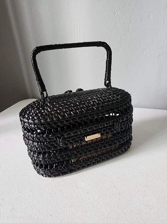 Cult Gaia Small Rattan Bag "LIKE NEW" - Picture 10 of 16